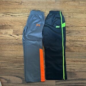 Size 7 boys pants-Under Armour and Nike